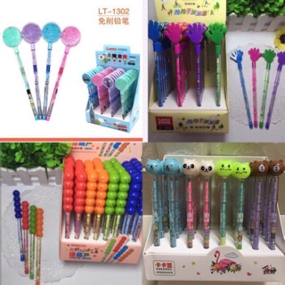 COMBO 10 BÚT CHÌ KHÚC ĐẦU HÌNH CUTE