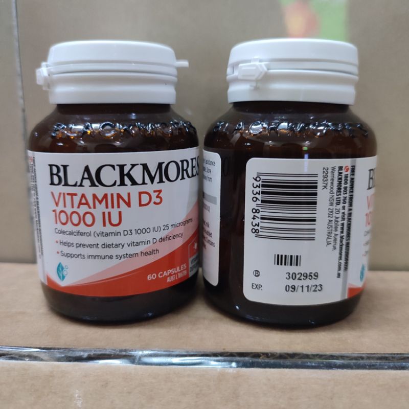 Blackmores Vitamin D3 1000IU của Úc 60v