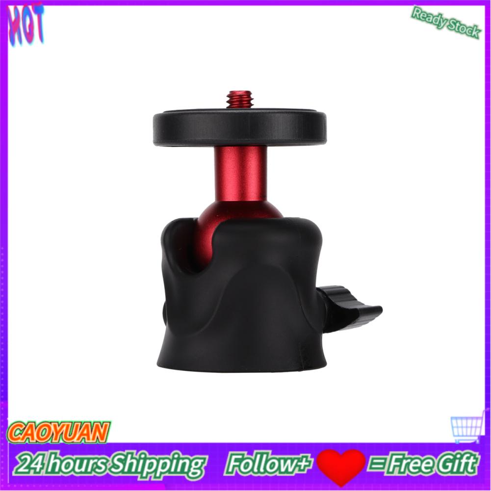 Đầu gắn giá đỡ ba chân mini bằng hợp kim nhôm xoay 360 độ 1/4 inch | BigBuy360 - bigbuy360.vn