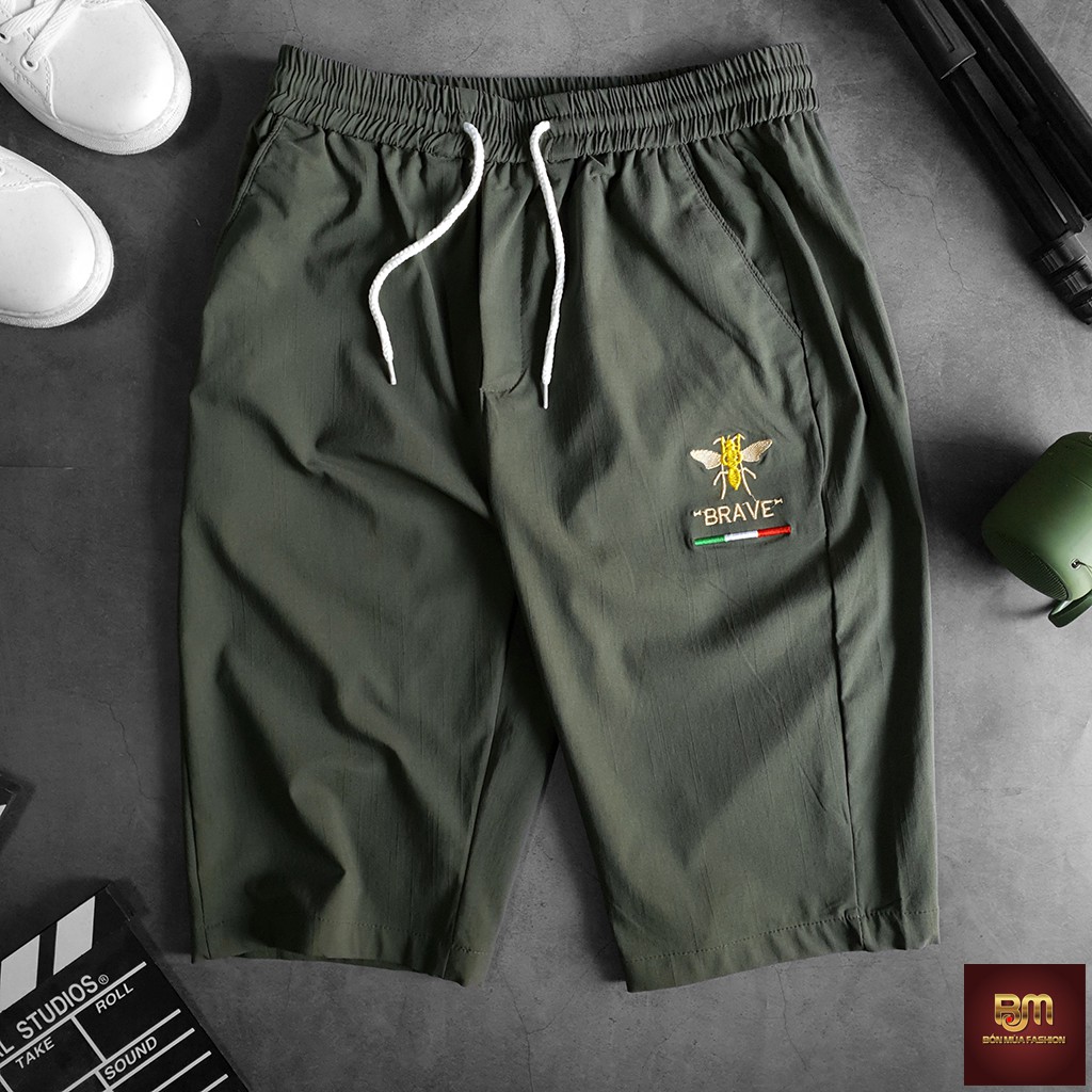 Quần Short Nam Chất Đũi Thái Co Giãn Mềm Mại Phong Cách Trẻ Trung, QS201 | BigBuy360 - bigbuy360.vn
