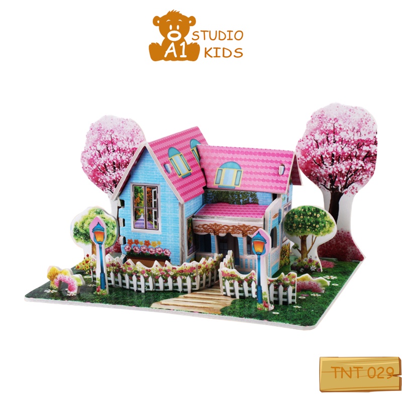 Đồ Chơi Cho Bé - Ghép Hình 3D Sáng Tạo, Phát Triển Trí Tuệ Hình Ảnh Sống Động Phong Phú