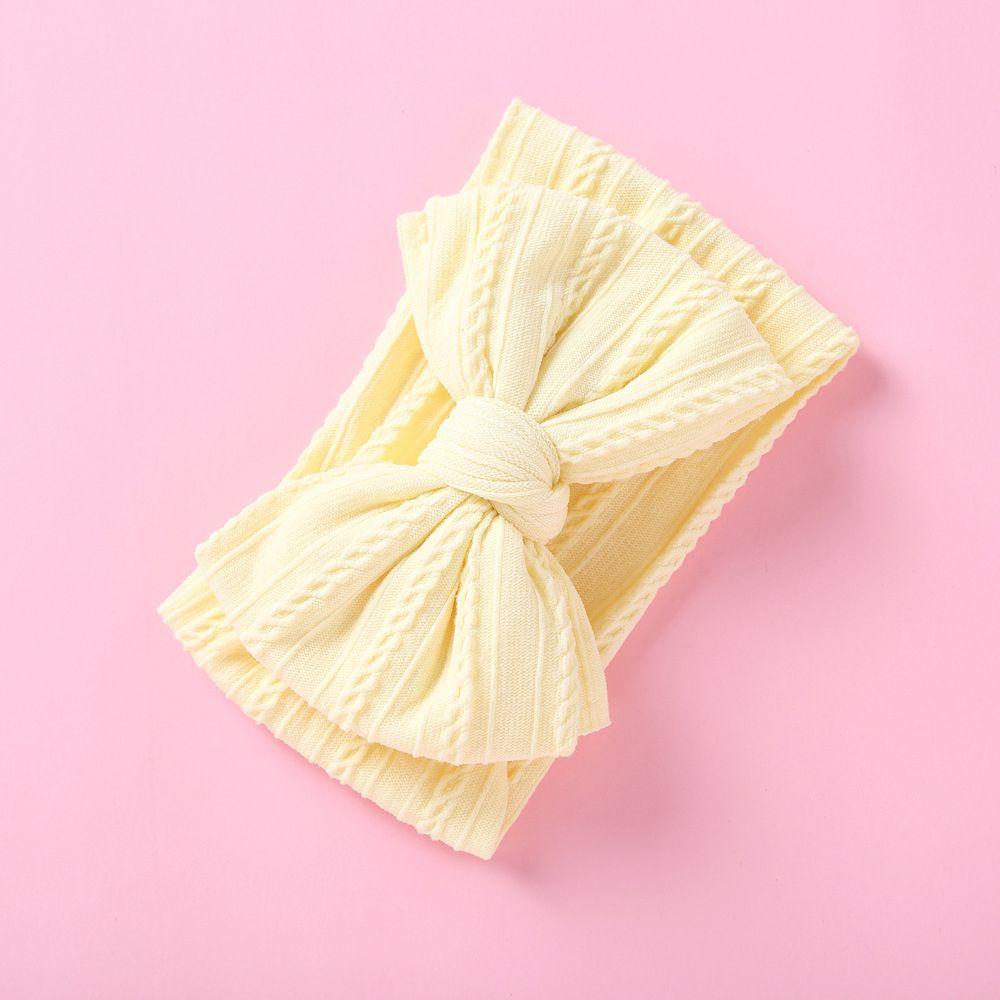 Băng Đô Nơ Nylon Mềm Cho Bé Gái