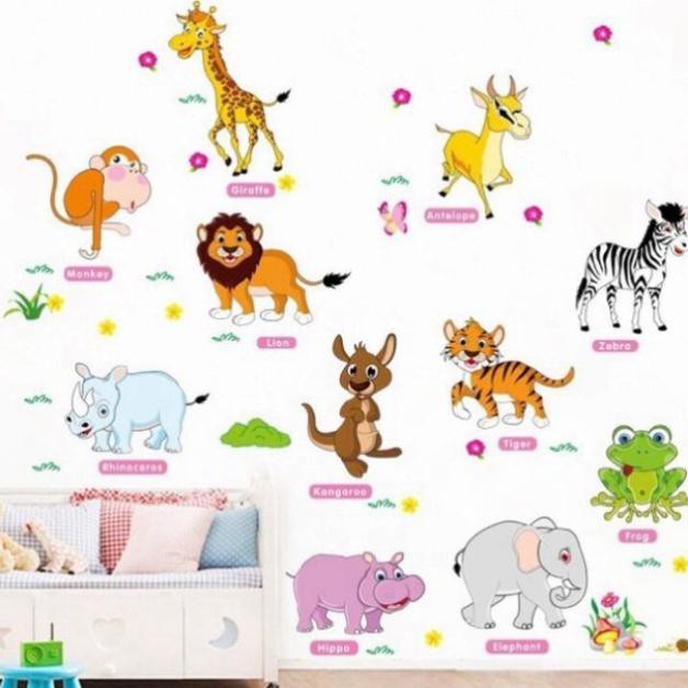 Decal dán tường hình thú GH308