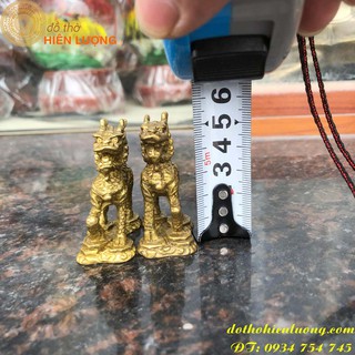 Cặp Kì Lân Bằng Đồng Cỡ Nhỏ Cao 5cm (300k/1đôi)