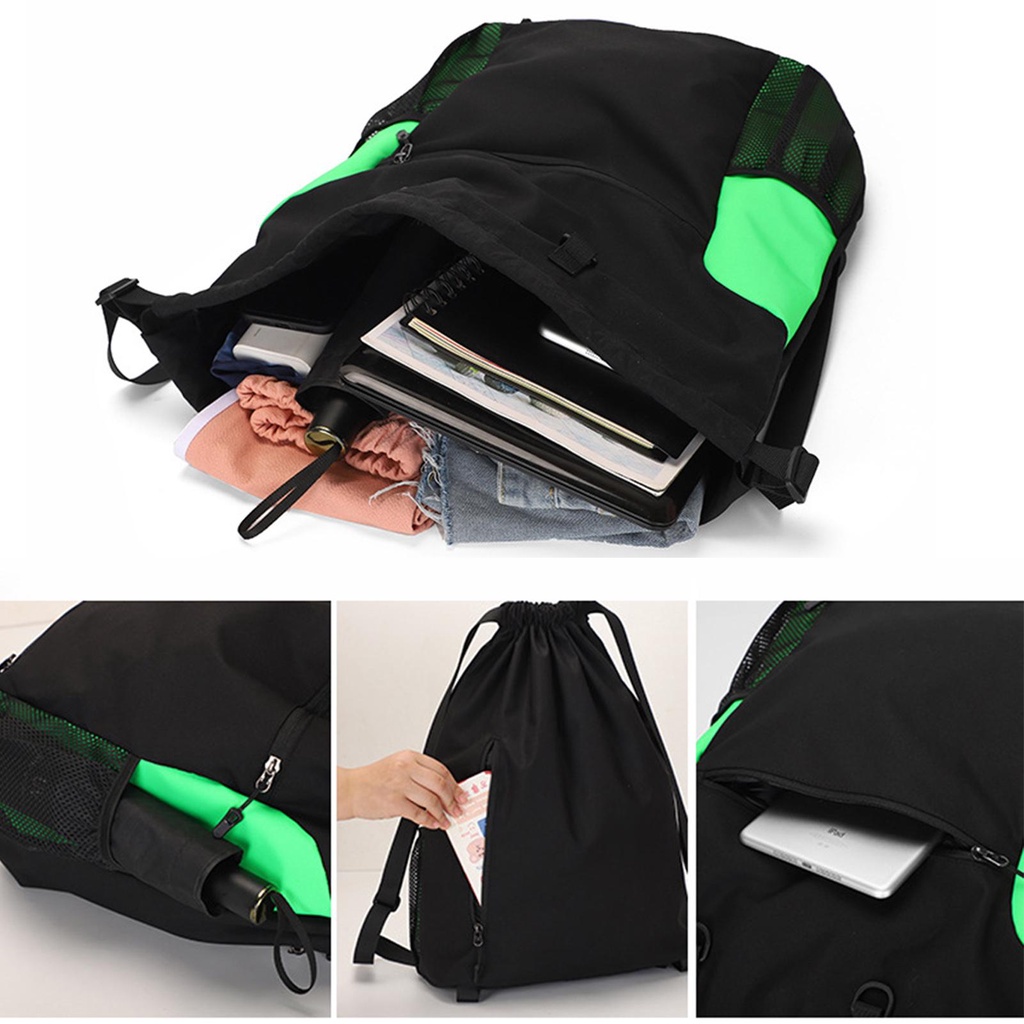 Ba Lô Thể Thao Nhiều Ngăn Đựng Bóng Rổ/Bóng Đá/Bóng Rổ Dây Rút