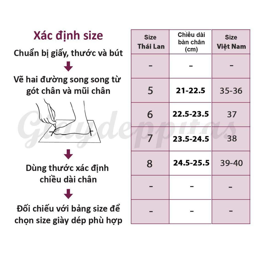 Dép Thái Lan Monobo 6.4 Xỏ Ngón Nữ Chính Hãng – Kem quai tím (Hàng có sẵn)