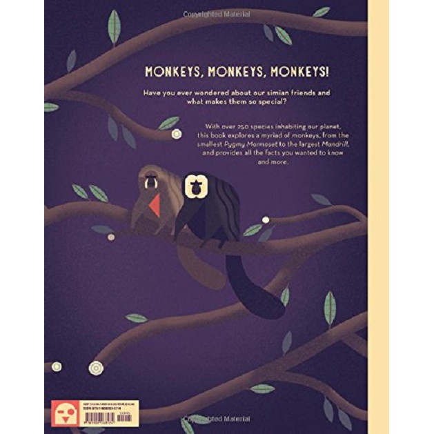 Sách Usborne khoa học cho bé 6-8 tuổi MAD ABOUT MONKEYS