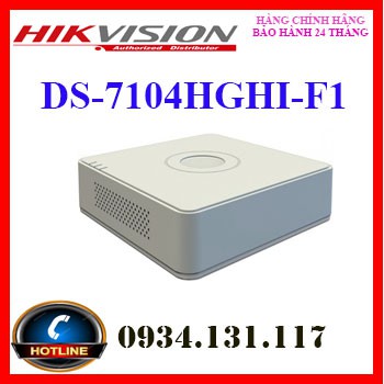 ĐẦU GHI HÌNH 4 KÊNH HIKVISION DS-7104HGHI-F1 (S)