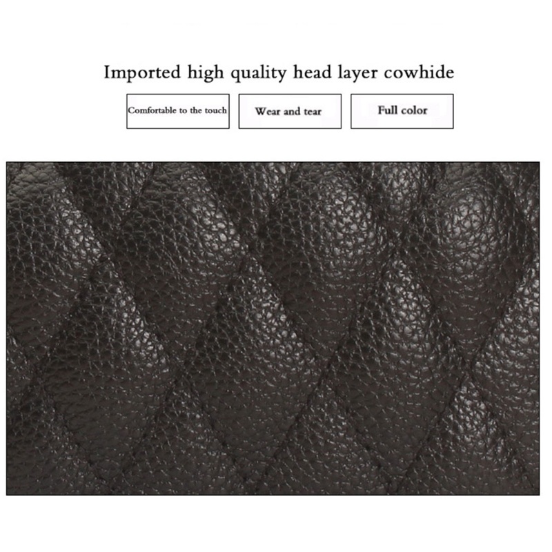 Ví Da Nhỏ Đựng Tiền Xu Hai Ngăn Có Khóa Kéo Thêu Họa Tiết Kim Cương Cho Nữ Giá Đỡ