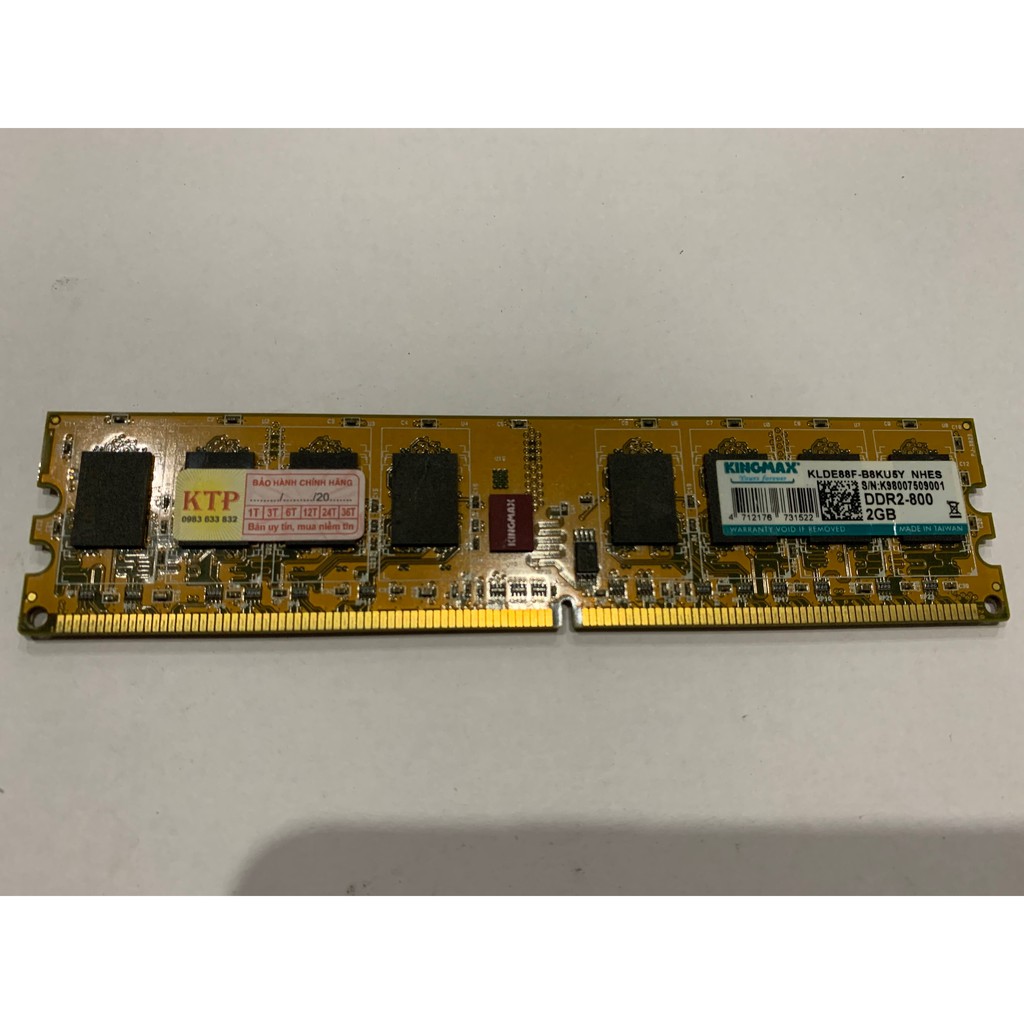 RAm ddr2 2g bus 800 PC dùng cho máy để bàn