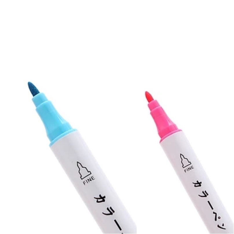 Bút lông màu hai đầu marker Cenvava - Mini 0901