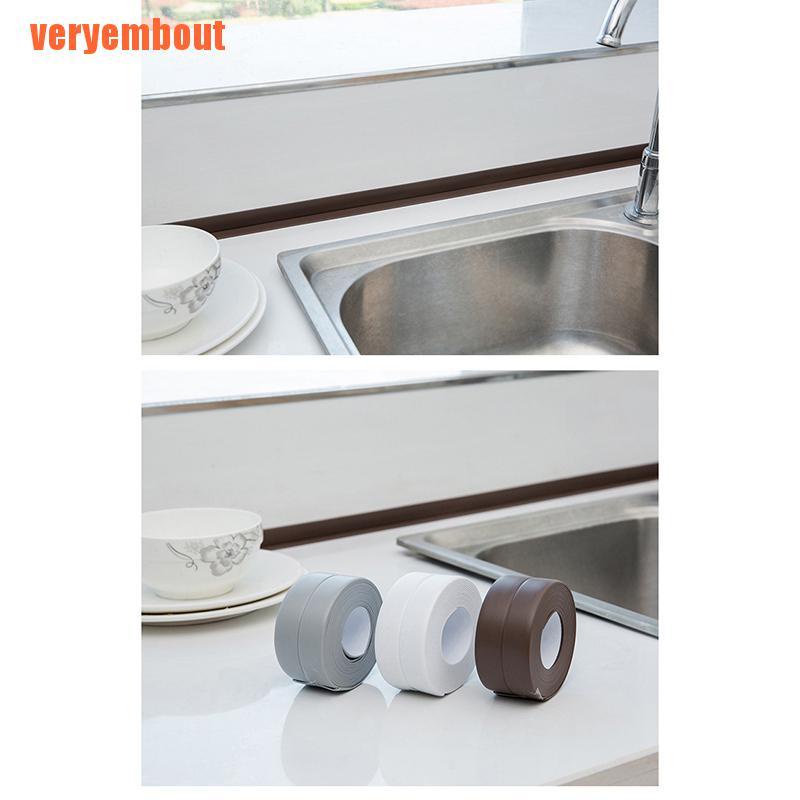 Cuộn Băng Keo Pvc Dán Viền Góc Tường Nhà Bếp Tiện Dụng