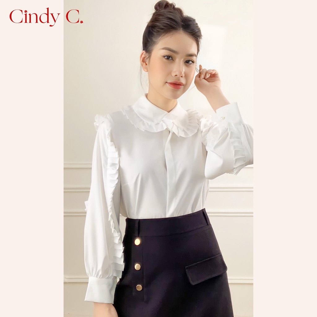 [CINDY 139] Áo Mon Coeur CINDY C chất liệu Linen thiết kế sang trọng lịch sự 803