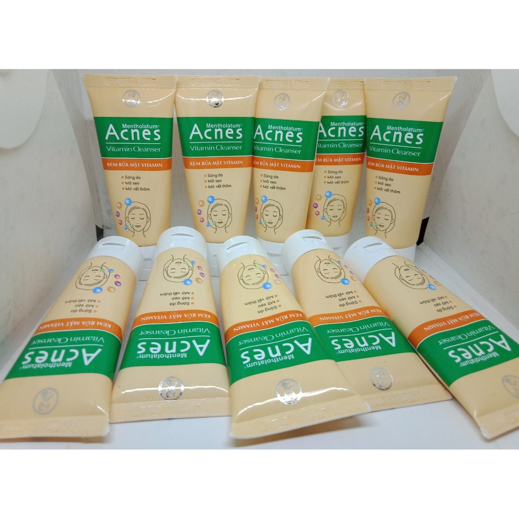 Sữa rửa mặt Acnes Vitamin Cleanser 25g
