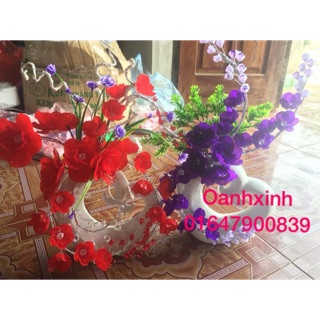 Hoa pha lê để bàn thành phẩm 250.000