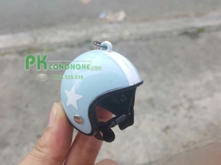 Móc khoá nón bảo hiểm 3/4