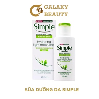 Sữa Dưỡng Da Simple Kind To Skin Hydrating Light Moisturiser 125ml