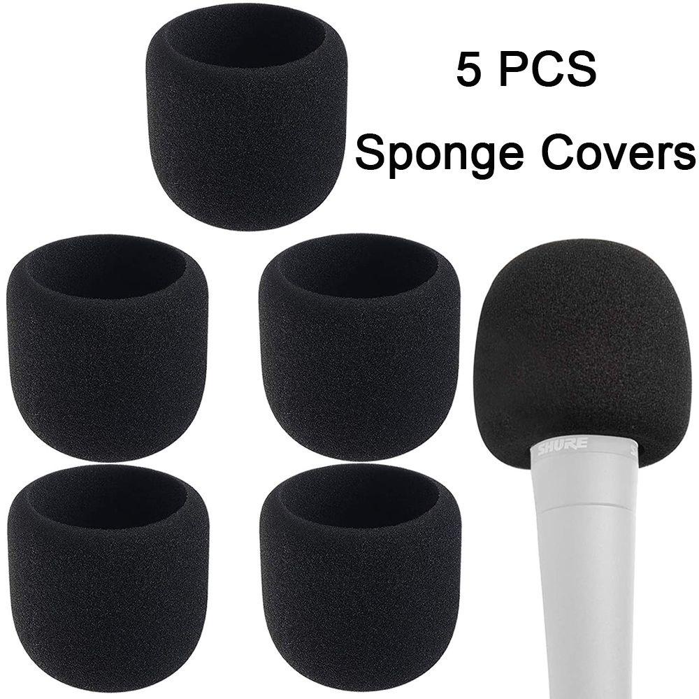 CHOOKEY Set 5 Vỏ Xốp Mềm Dày Dặn Bọc Đầu Micro Trong Studio