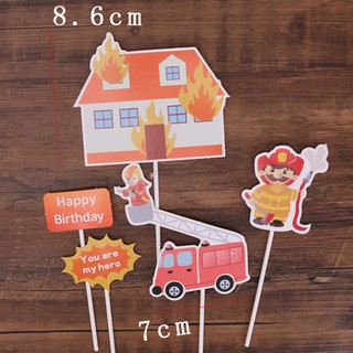 Set trang trí cứu hỏa các loại