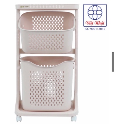 Bán Kệ giỏ đựng đồ đa năng 2 tầng nhựa Việt Nhật chất lượng