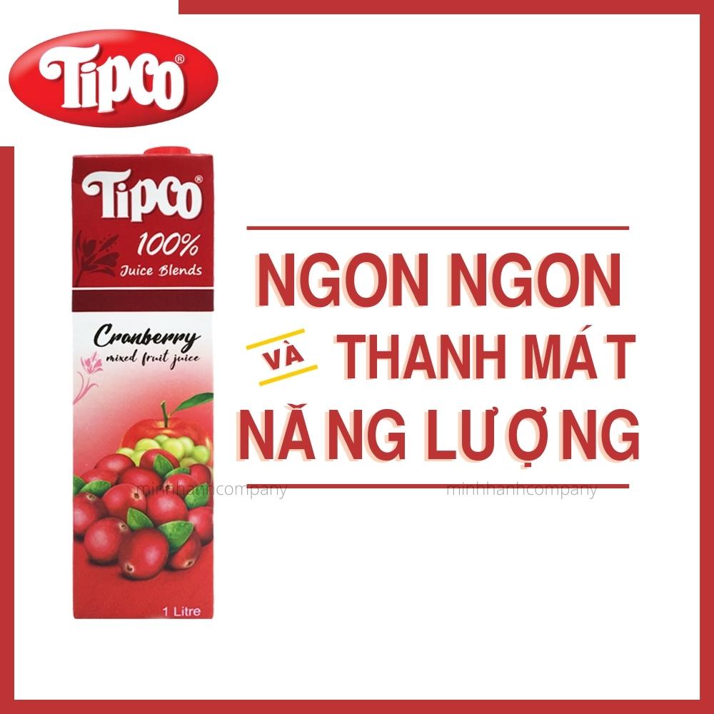 Nước Ép Trái Cây Nguyên Chất Tipco Minh Hạnh Ép Nam Việt Quất