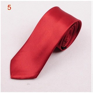 Cà vạt lụa phi bóng bản nhỏ 5cm