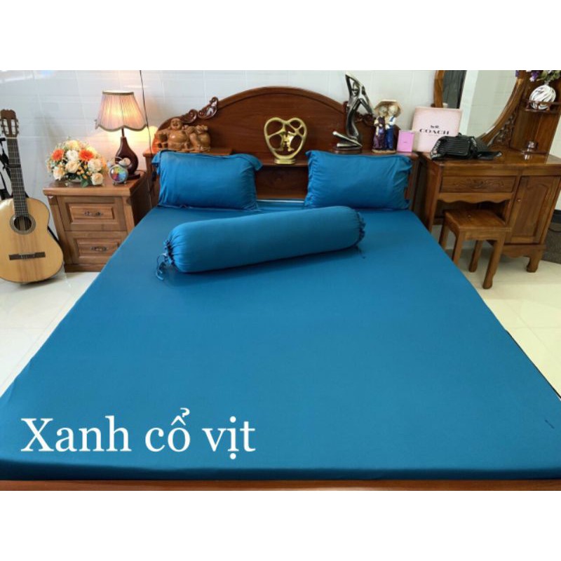 M6.M8 - BỘ 4 DRAP GA THUN LẠNH HÀN  TỒNG TRẦM MỀM MƯỚT MÁT LẠNH