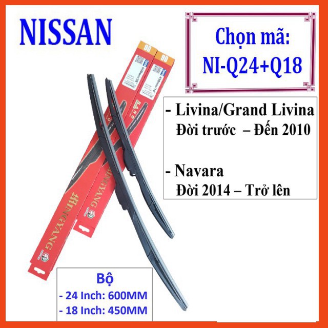 Cần  gạt mưa NISSAN LIVINA, GRAND LINVINA, NAVARA- VÀ CÁC XE KHÁC HÃNG NISSAN -  phukienotovagiadung | BigBuy360 - bigbuy360.vn