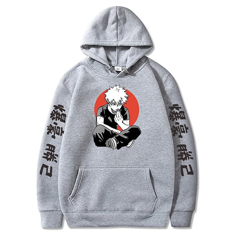 Áo Hoodie My Hero Anime in hình Bakugou Katsuki Áo Nỉ Nam Nữ Harajuku | BigBuy360 - bigbuy360.vn
