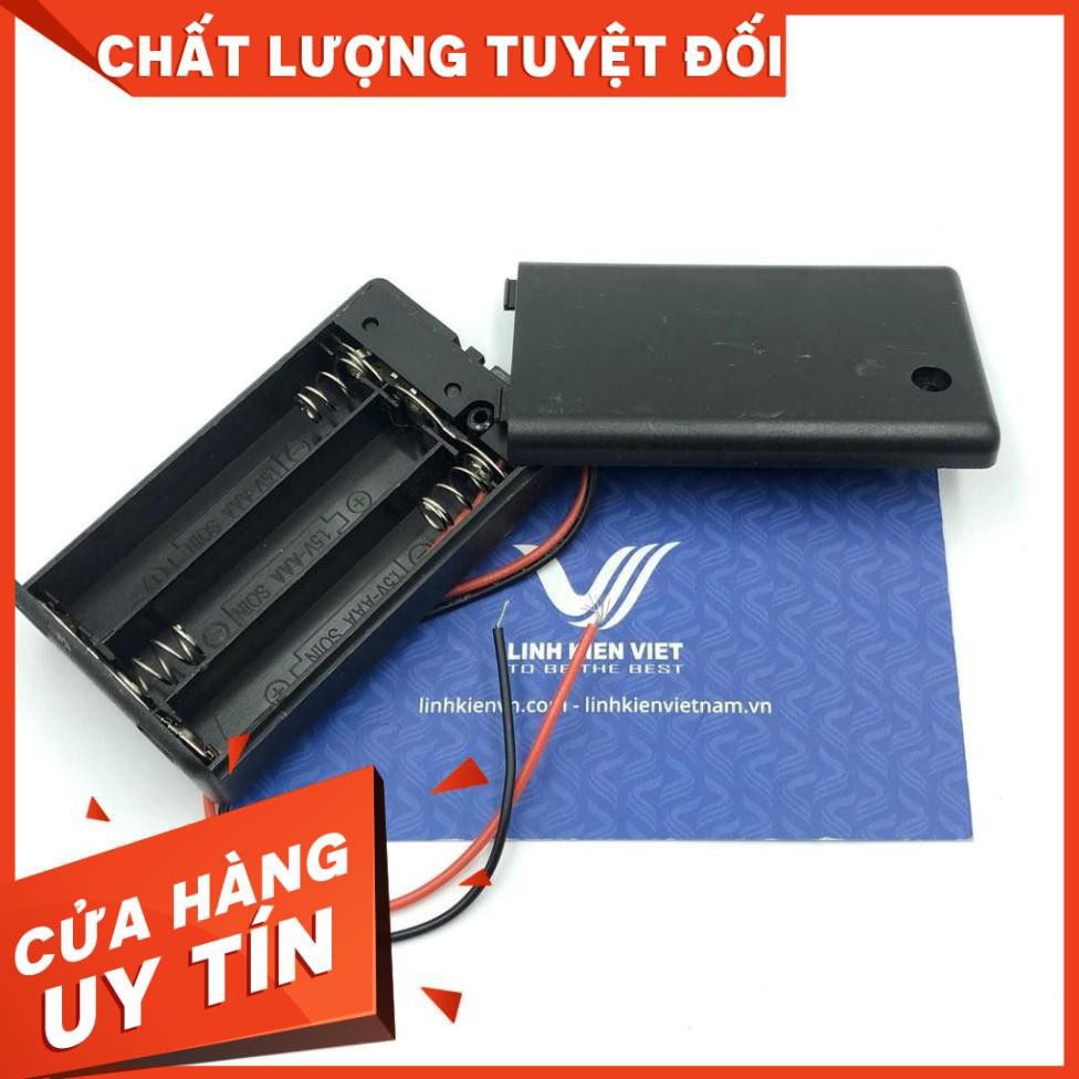 Đế pin AAA 3 pin có công tắc gạt