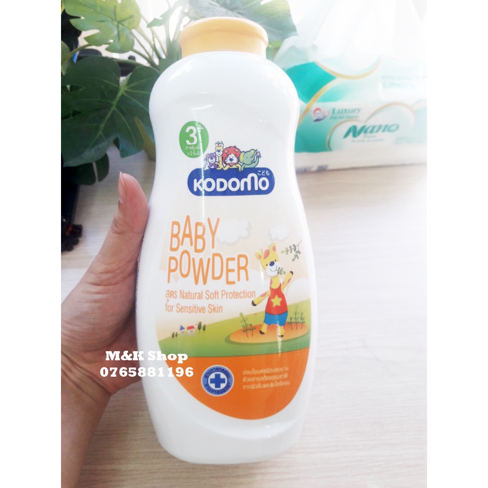 Phấn rôm trẻ em Kodomo Natural Soft ngăn côn trùng