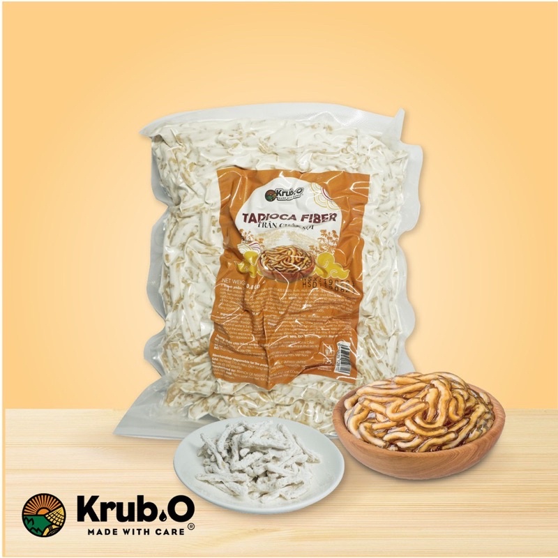Trân châu sợi hương caramel Krub O 800g