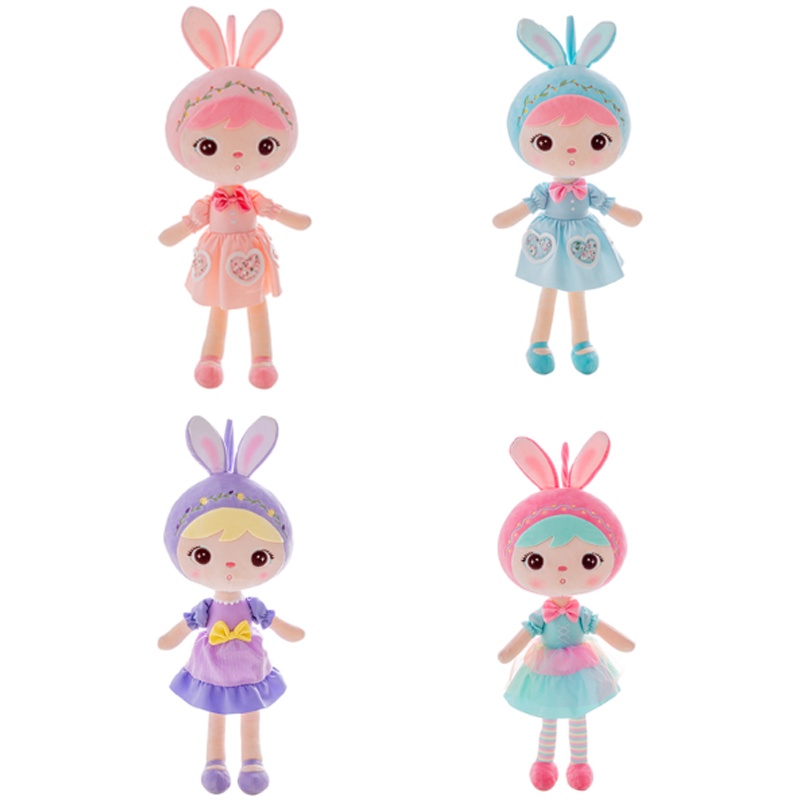 Búp Bê Thỏ Nhồi Bông Mềm Mại Xinh Xắn Phong Cách lolita