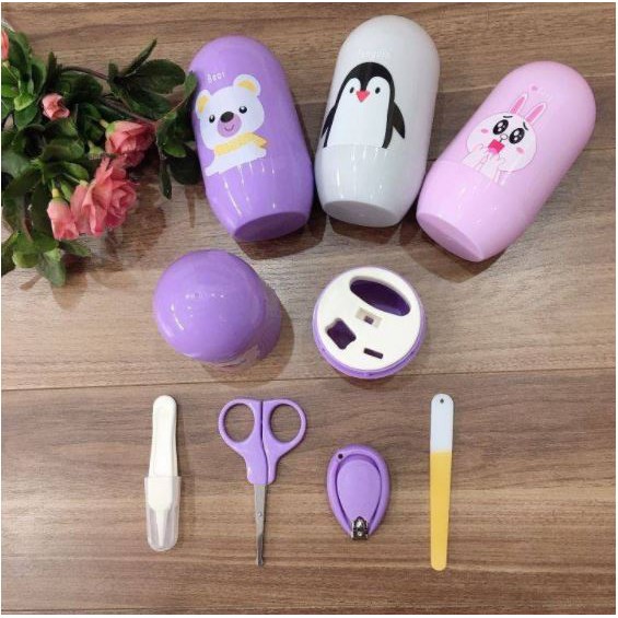 [Haobaby shop] Bộ vệ sinh móng tay chân cho bé