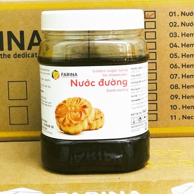 Nướng đường bánh nướng, nướng đường bánh dẻo, nước đường nướng bánh trung thu FARINA