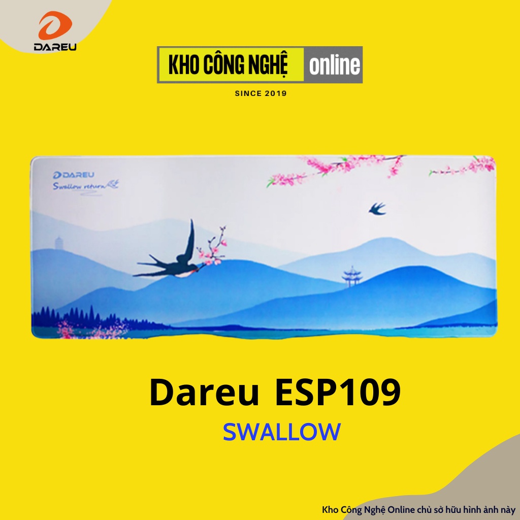 Bàn di chuột | Tấm lót chuột DAREU ESP109 PINK / DREAM / SWALLOW