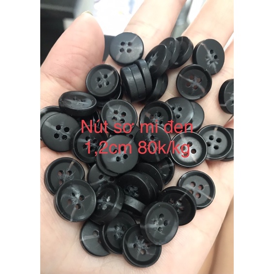 Nút áo sơ mi 1,2cm