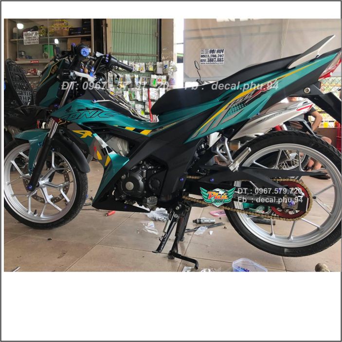 Tem Sonic Xanh ngọc Crom (V)