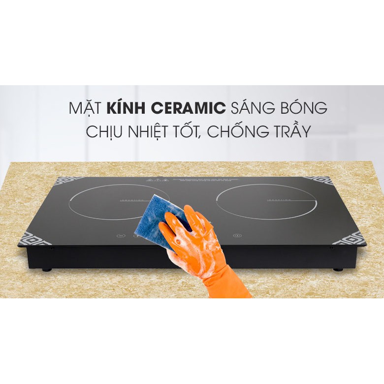 Bếp từ đôi Kangaroo KG498N