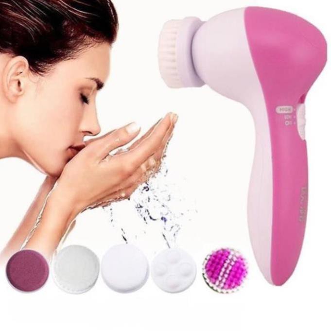 Máy massage mặt 5 trong 1  Làm sạch lỗ chân lông, giải trừ độc tố tích tụ dưới da. [SALE LỚN]