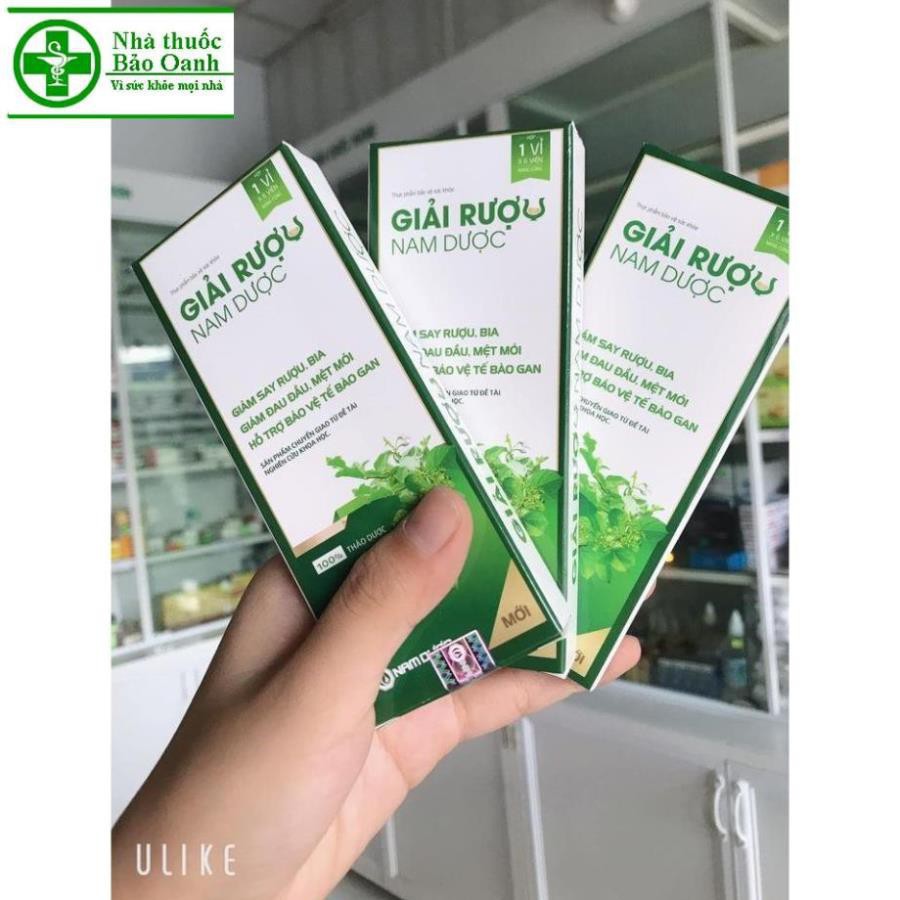 Giải rượu nam dược