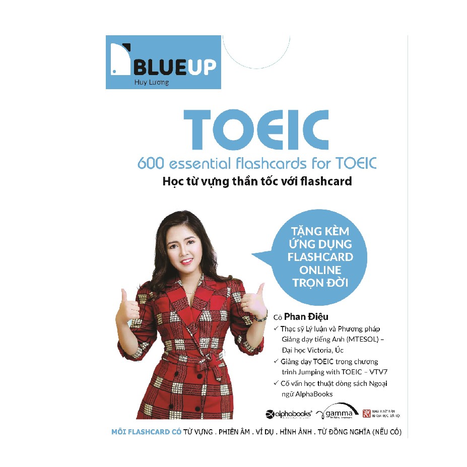 Sách - Blue Up – 600 Essential Flashcards For Toeic | BigBuy360 - bigbuy360.vn