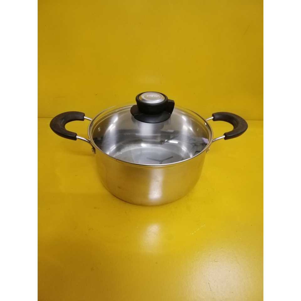 Nồi inox nội địa Nhật, size 22cm, cao 11cm (mã 762), Dùng được bếp từ