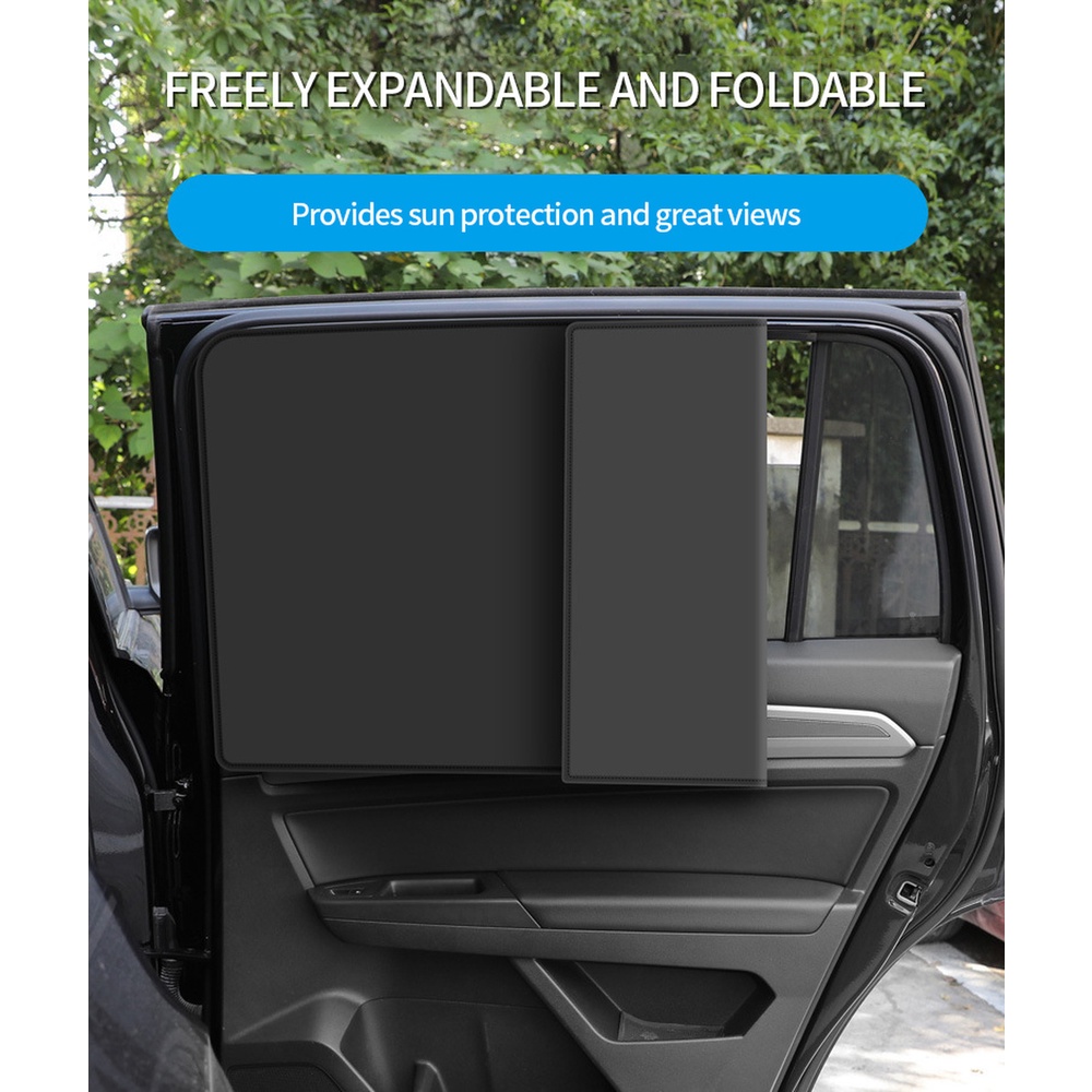 Tấm Phim Lưới Từ Tính Gắn Cửa Sổ Xe Hơi Bảo Vệ Khỏi Tia UV