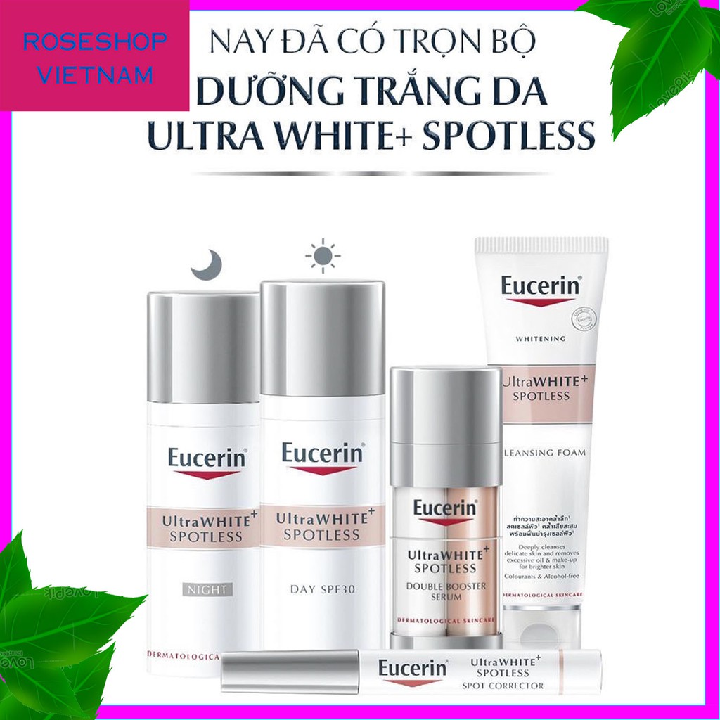 ✅Serum Giảm Thâm Nám Eucerin UltraWHITE+ Spotless Double Booster Serum 30ml 2in1 -Tinh Chất Dưỡng Trắng Da. RSVN SP29