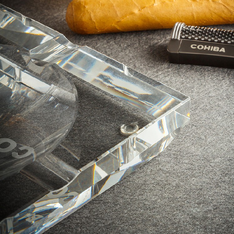 Gạt Tàn Thủy Tinh 4 Điếu Cohiba SL-600 Cao Cấp