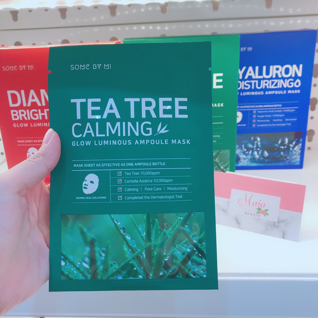Mặt nạ Some By Mi Sheet Mask - Giảm Mụn Tea Tree - Dưỡng Trắng Diamond - Cấp Ẩm Hyaluron
