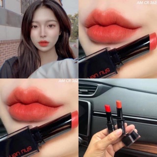 Son SHU UEMURA màu 362 hồng cam san hô Rouge Unlimited Amplified