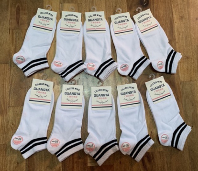 combo 10 đôi tất sọc cao cấp