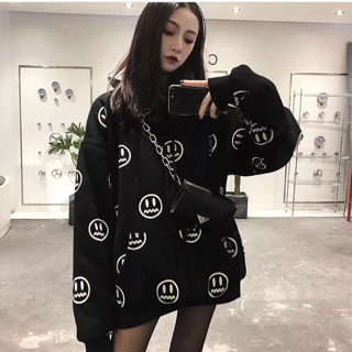 Áo smile hoodie